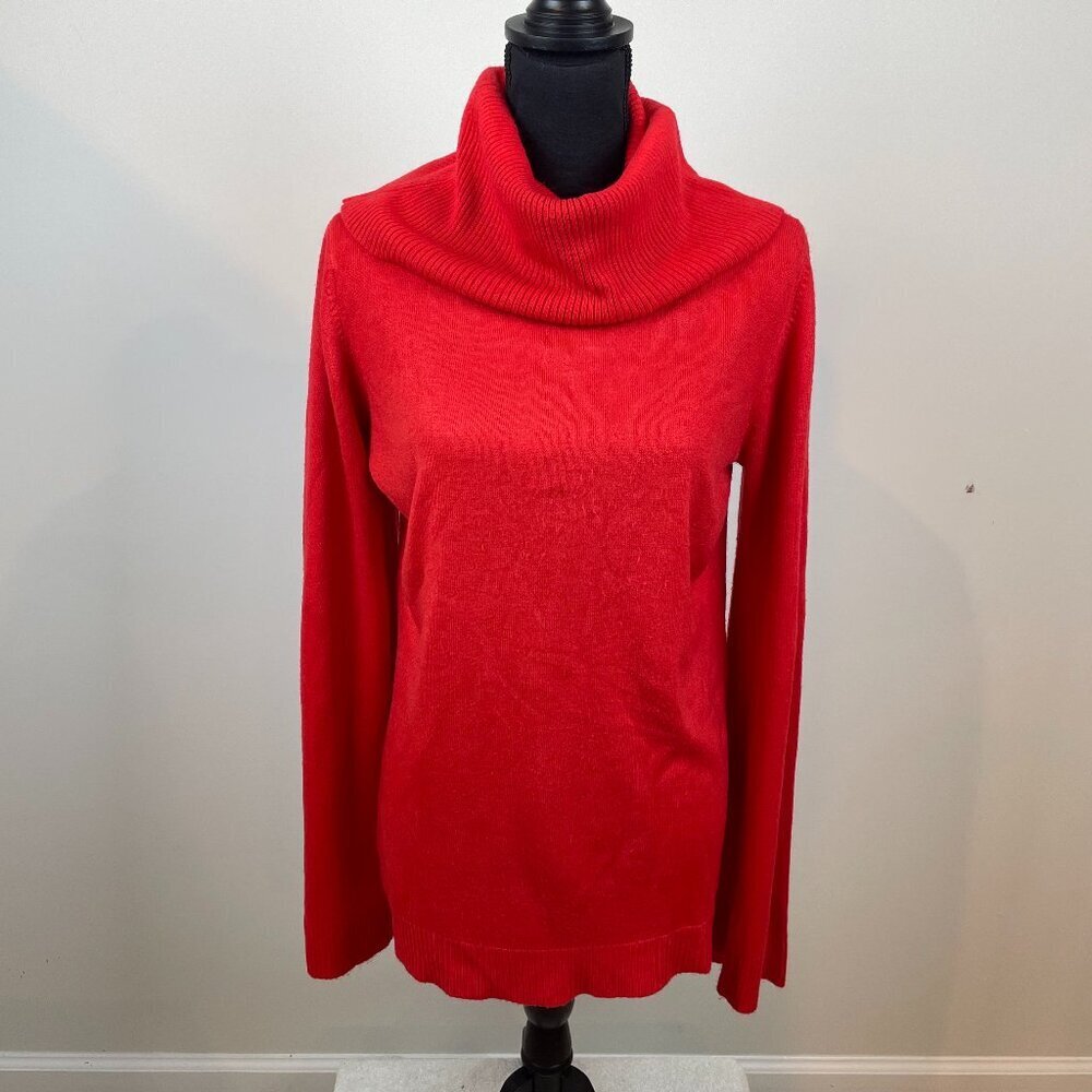 Ashley Stewart Orange Turtleneck Sweater Size 14/16